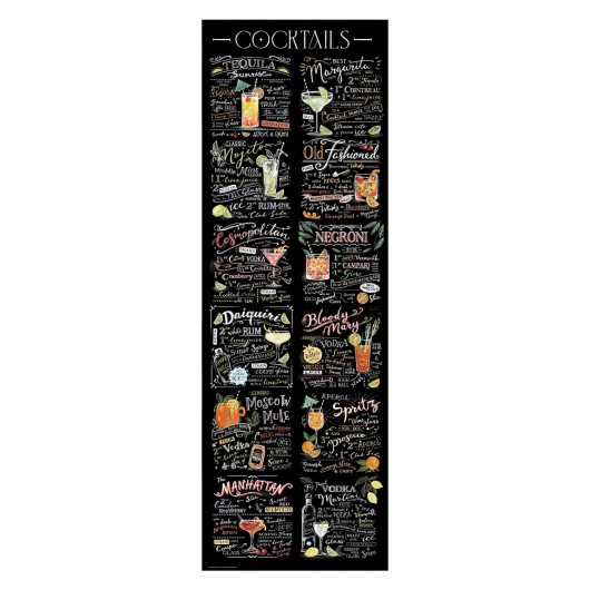 POSTER PORTE COCKTAIL