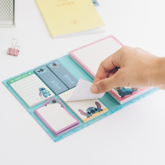 BLOC DE NOTES ADHÉSIVES DISNEY STITCH TROPICAL