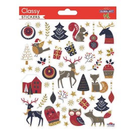 STICKERS CLASSY NOËL OBJETS DE NOËL DIVERS