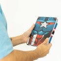 CARNET PREMIUM A5 AVEC STYLO MARVEL CAPTAIN AMERICA - UNIFORME