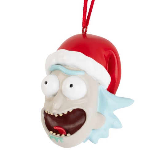PACK DE 3 DECORATIONS DE NOEL RICK & MORTY - RICK, MORTY ET PICKLE RICK