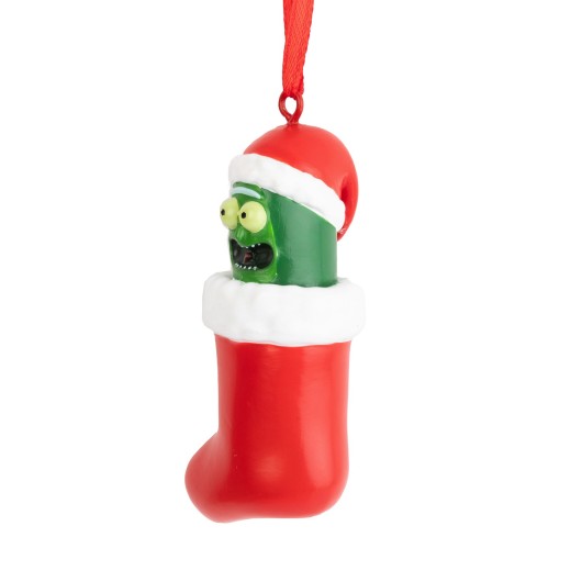 PACK DE 3 DECORATIONS DE NOEL RICK & MORTY - RICK, MORTY ET PICKLE RICK