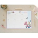 BLOC PLANIFICATEUR HEBDOMADAIRE A4 DISNEY ALICE AU PAYS DES MERVEILLES