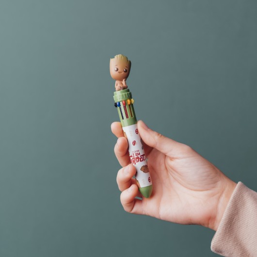 STYLO 3D 10 COULEURS MARVEL GROOT