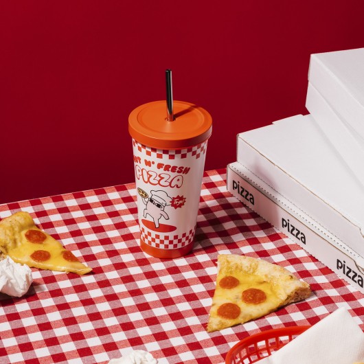 VERRE EN ACIER AVEC PAILLE KETNIPZ