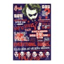POSTER BATMAN THE DARK KNIGHT JOKER QUOTOGRAPHY DARK KNIGHT