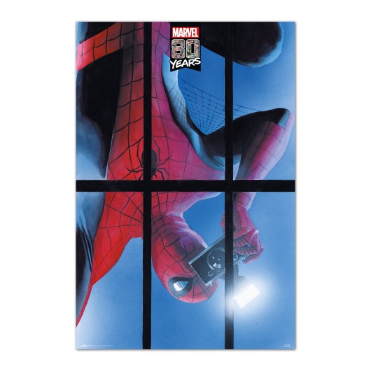 POSTER MARVEL 80 ANS SPIDERMAN
