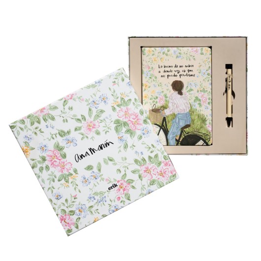 SET CARNET PREMIUM A5 AVEC STYLO ANA MARIN