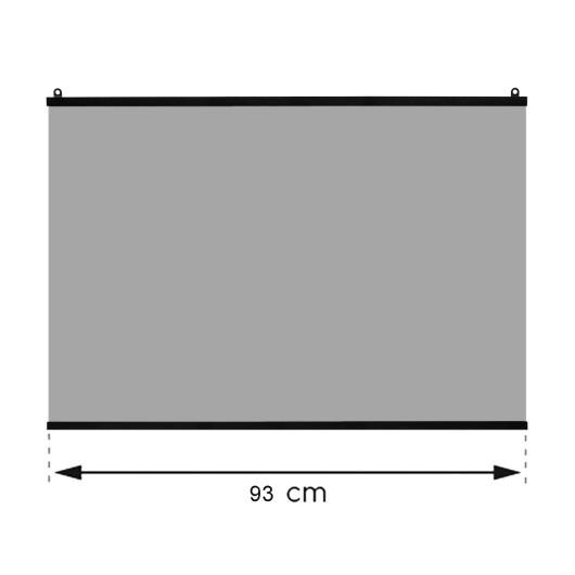 PORTE-AFFICHE POUR POSTER 93 CM HORIZONTAL NOIR