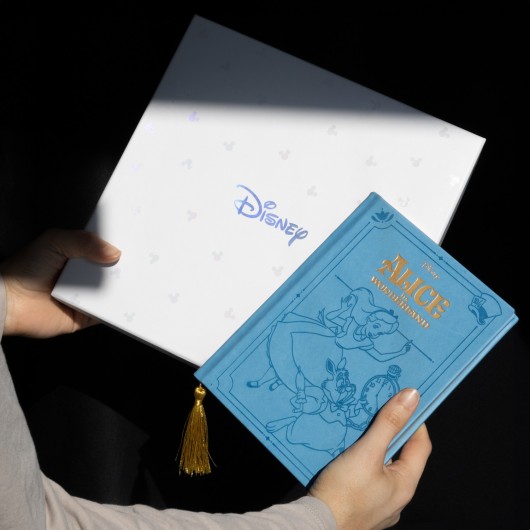 SET CARNET PREMIUM A5 AVEC STYLO DISNEY ALICE AU PAYS DES MERVEILLES