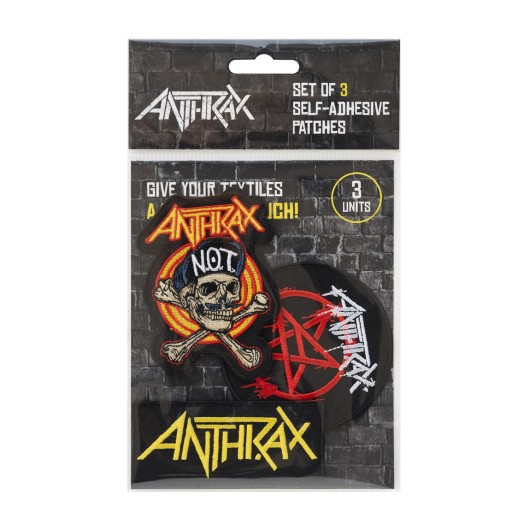 PACK DE 5 PATCHS ANTHRAX