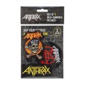 PACK DE 5 PATCHS ANTHRAX