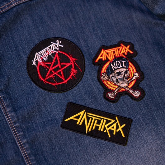 PACK DE 5 PATCHS ANTHRAX
