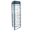 PRÉSENTOIR PARAVENT TRIANGULAIRE CALENDRIERS 30X30/A3/DELUXE NOIR (SANS MARCHANDISE)
