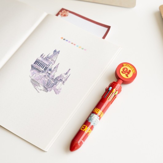 STYLO 3D 10 COULEURS HARRY POTTER VOIE 9 3/4