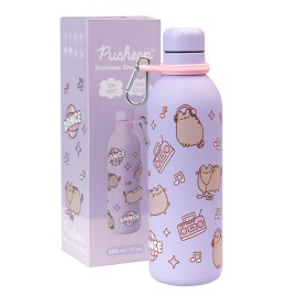 BOUTEILLE MÉTALLIQUE ISOTHERME HOT&COLD 500ML PUSHEEN MOMENTS 2