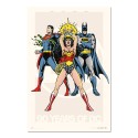 POSTER DC COMICS 90E ANNIVERSAIRE