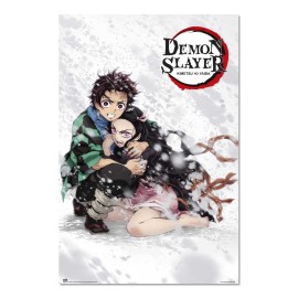 POSTER DEMON SLAYER TANJIRO ET NEZUKO