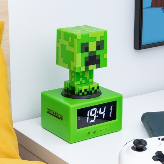 HORLOGE RÉVEIL ICONS MINECRAFT PLANTE GRIMPANTE