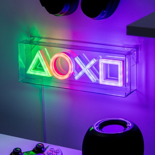 LAMPE NÉON PLAYSTATION LOGO