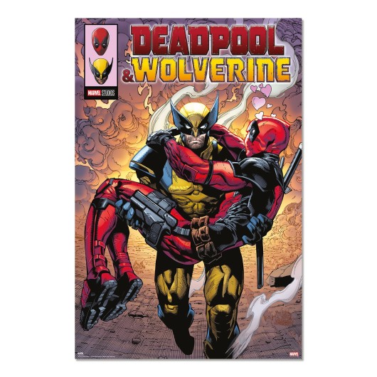 POSTER MARVEL DEADPOOL ET LOBEZNO 1