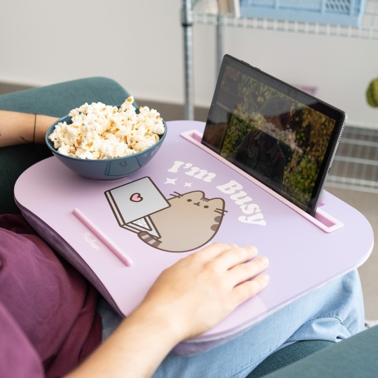 SUPPORT COUSSIN ORDINATEUR PORTABLE PUSHEEN MOMENTS