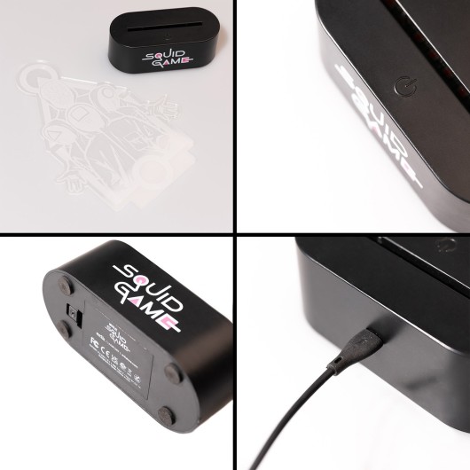 LAMPE DE TABLE LED LE JEU DU CALAMAR