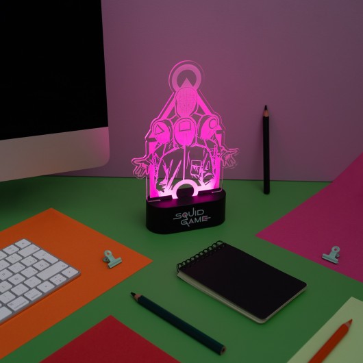 LAMPE DE TABLE LED LE JEU DU CALAMAR