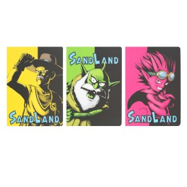 PACK DE 3 CAHIERS A5 SAND LAND BEELZEBUB, RAO ET THIEF 2