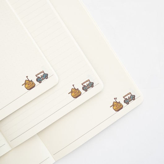 PACK DE 3 CAHIERS A5 SAND LAND BEELZEBUB, RAO ET THIEF