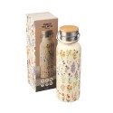 BOUTEILLE MÉTALLIQUE CON ASA  WILD FLOWERS