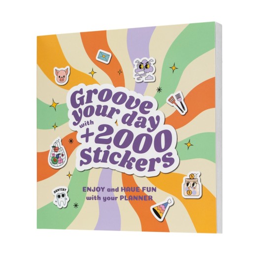 LIVRE D'AUTOCOLLANTS GROOVE YOUR DAY