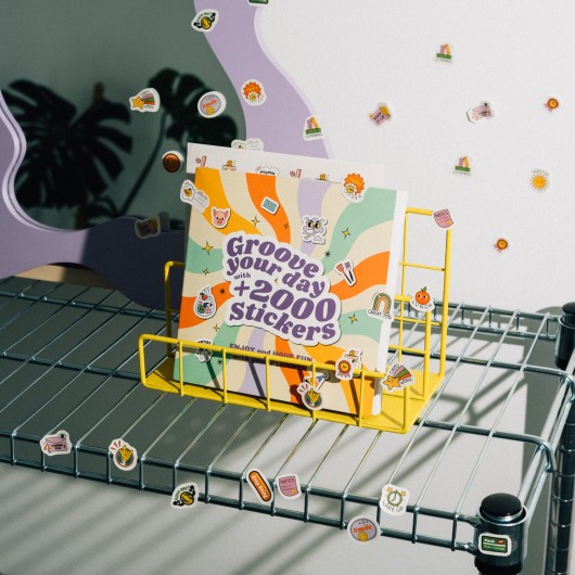 LIVRE D'AUTOCOLLANTS GROOVE YOUR DAY