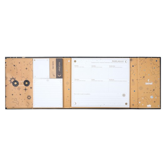 PLANIFICATEUR HEBDOMADAIRE AVEC NOTES ADHESIVES ASTRAL