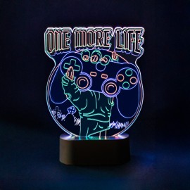 LAMPE DE TABLE À LED GAMERATION ONE MORE LIFE