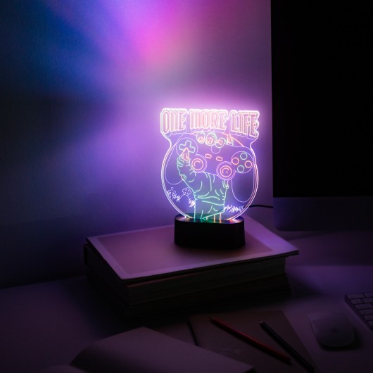 LAMPE DE TABLE À LED GAMERATION ONE MORE LIFE