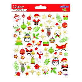STICKERS CLASSY NOËL OBJETS DE NOËL