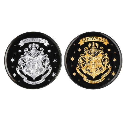 LOT DE 2 DESSOUS DE VERRE  HARRY POTTER POUDLARD