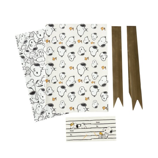SET DE PAPIER CADEAU SNOOPY
