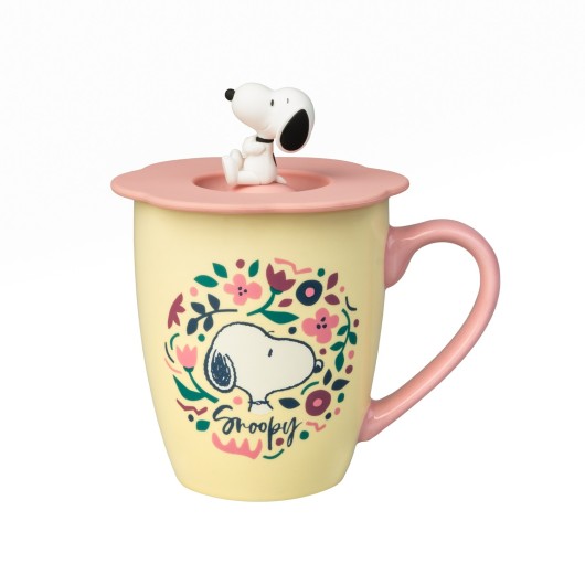 TASSE PREMIUM AVEC COUVERCLE SNOOPY