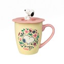 TASSE PREMIUM AVEC COUVERCLE SNOOPY