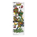 POSTER PORTE LES TORTUES NINJA