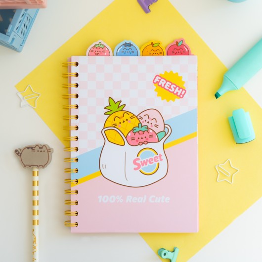 CAHIER DE PROJETS PUSHEEN FRUITS