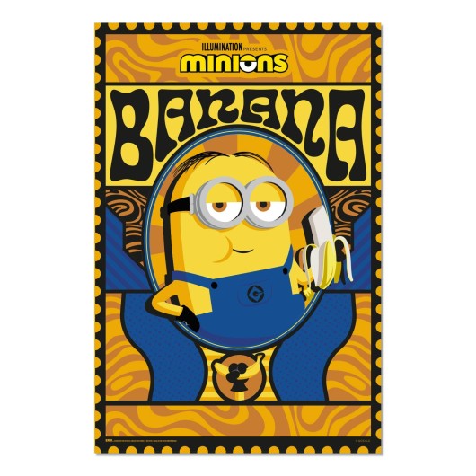 POSTER MINIONS – BANANA