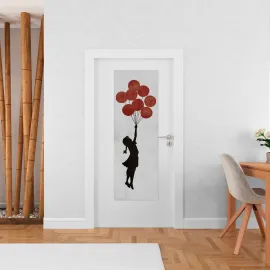 POSTER PORTE BRANDALISED GIRL FLOATING ORIGINAL 2