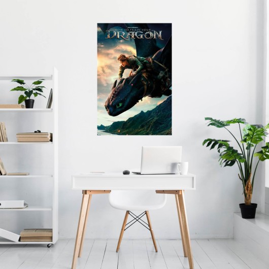 POSTER COMO DRAGONS LIVE ACTION