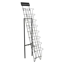 PRÉSENTOIR MÉTALLIQUE CALENDRIERS C-80 NOIR (SANS MARCHANDISE)