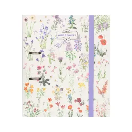 CLASSEUR 2 ANNEAUX  WILD FLOWERS