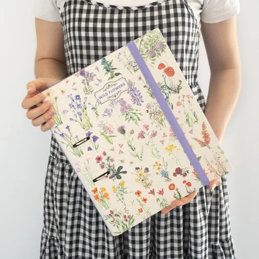 CLASSEUR 2 ANNEAUX  WILD FLOWERS