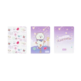 PACK 3 CARNETS A6 BT21 THE JOURNEY RJ 2